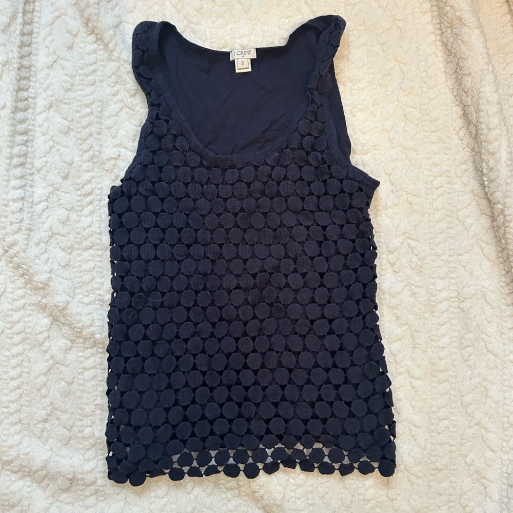 J.Crew Navy Blue Tank Top